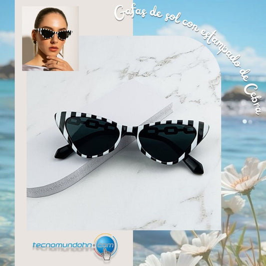 Gafas parea Sol estampado Cebra
