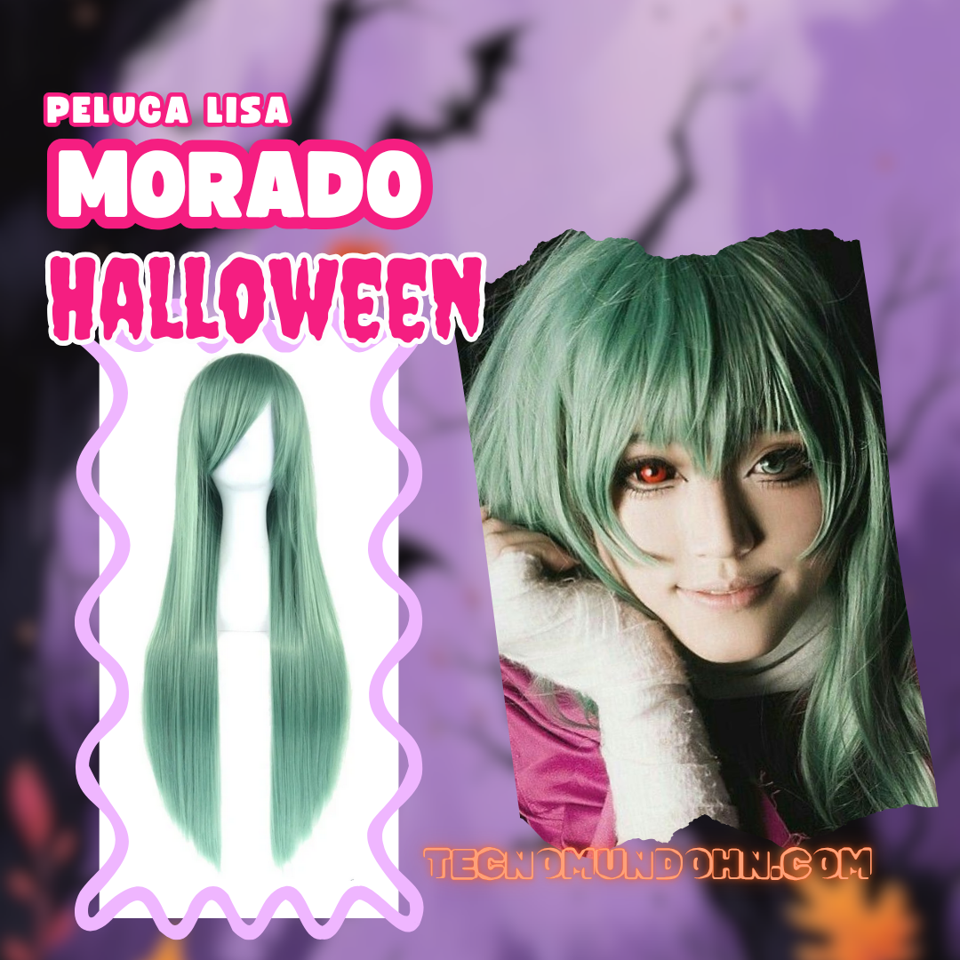 Peluca Liso Verde Claro