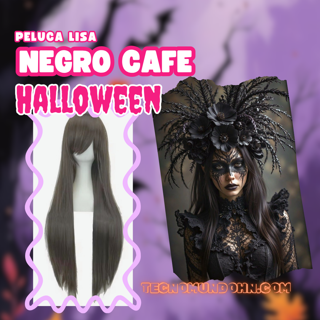 Peluca Cafe Oscuro Lisa X