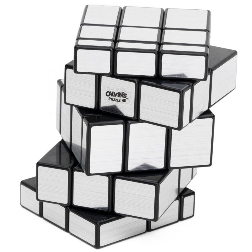 Calvin's Puzzle 3x3x5 Siamese Mirror Short Cube(84mm) silver