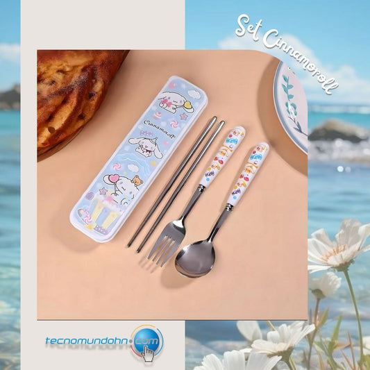 Set de utencilios Cinnamoroll  | Sanrio