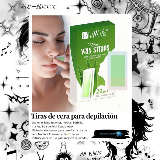 Tiras de Cera para depilación