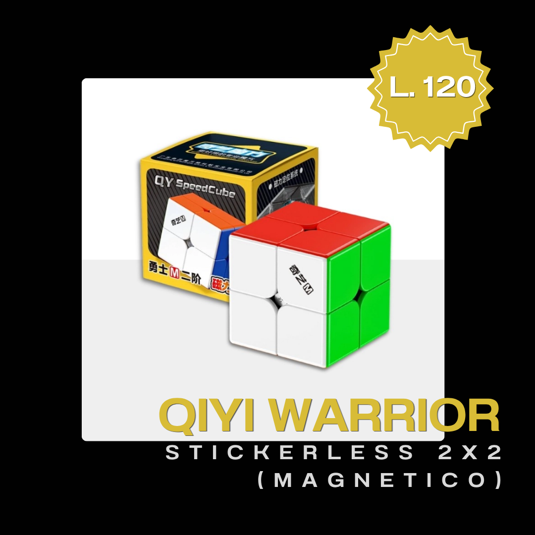 Qiyi Warrior Stickerless 2X2 - Magnético