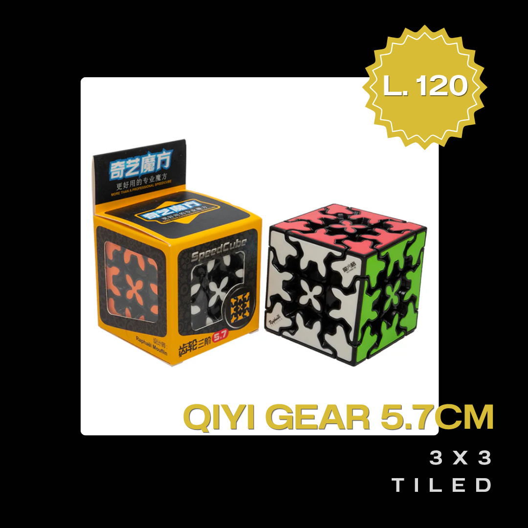 Qiyi Gear 3X3 5.7Cm - Tiled