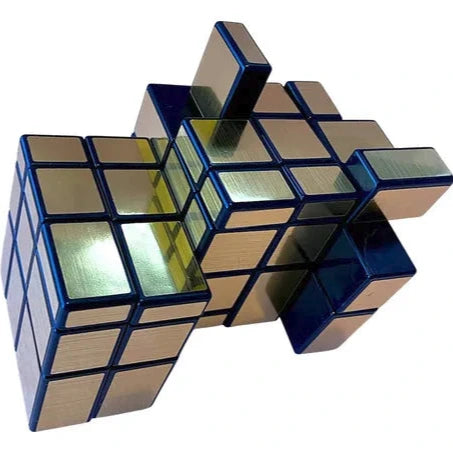 Calvin's Puzzle 3x3x5 Siamese Mirror Short Cube(84mm) golden