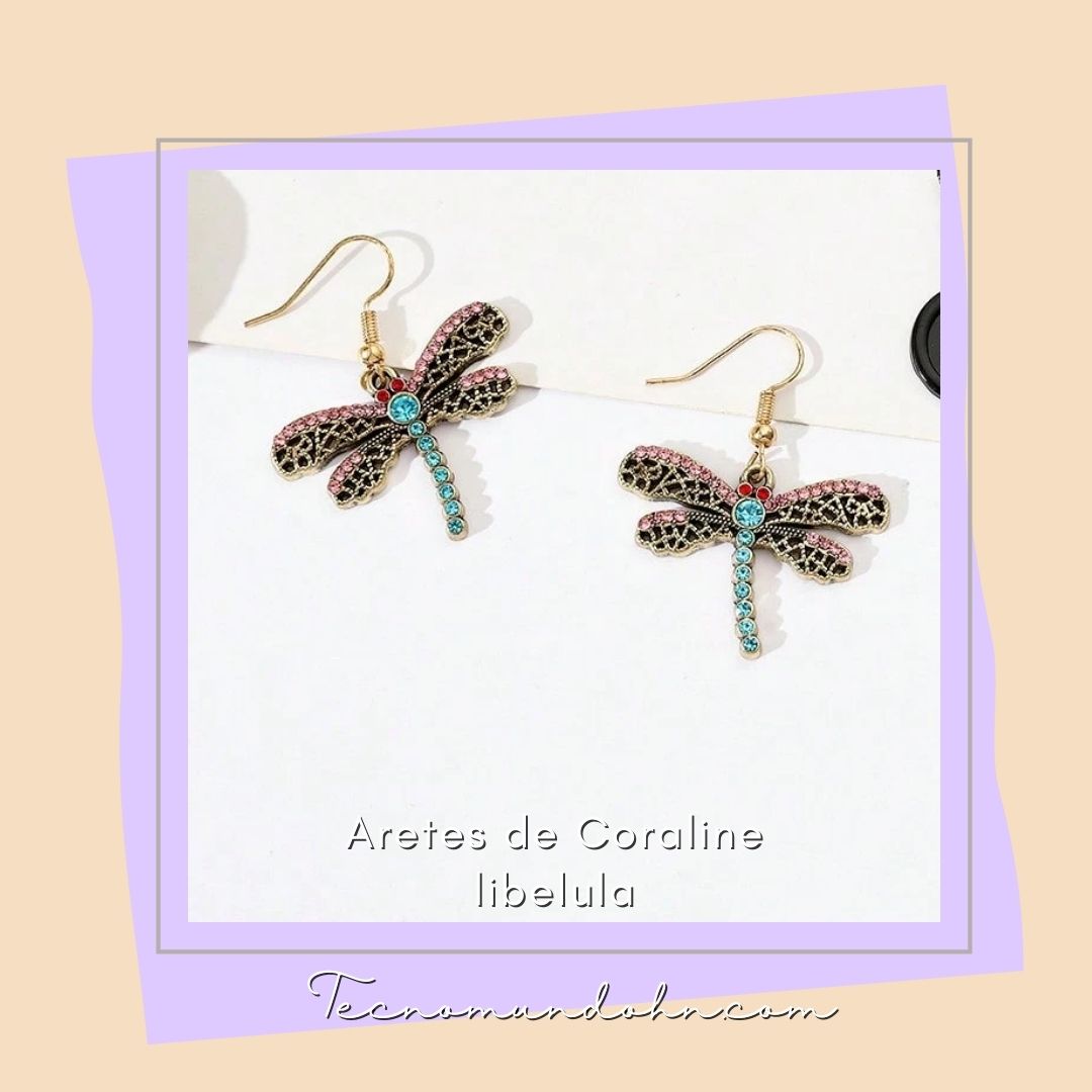 Aretes De Coraline Libelula