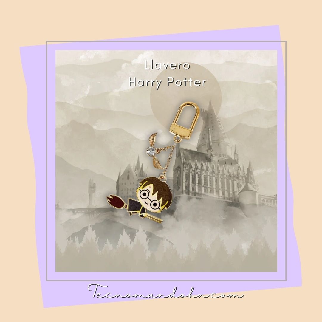 Llavero Dorado Harry Potter