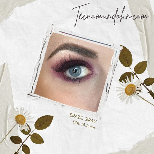 Lente De Contacto Brazil Gray