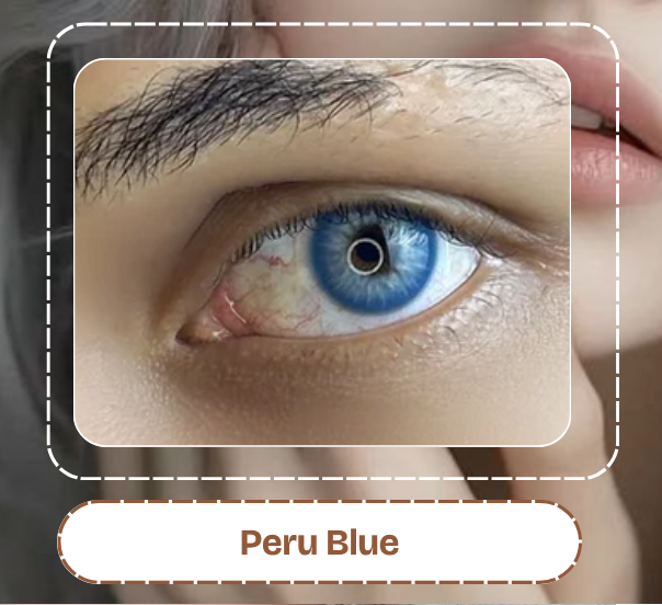Lente De Contacto Peru Blue