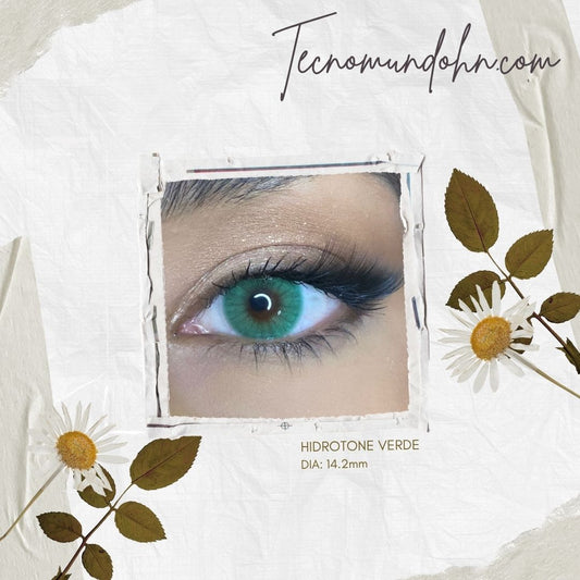Lente De Contacto Hidrotone Verde