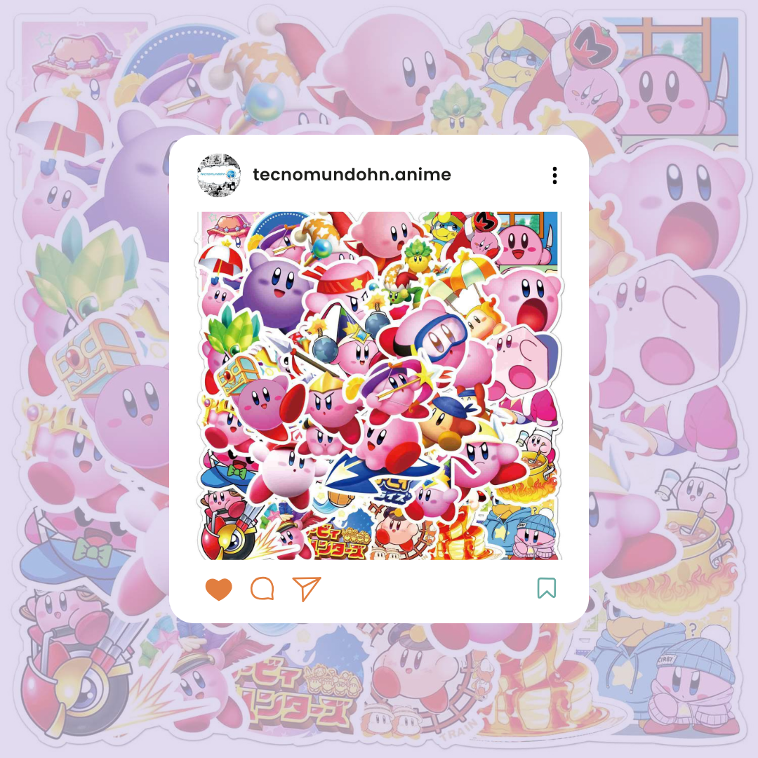 Paquete Calcomanías Kirby