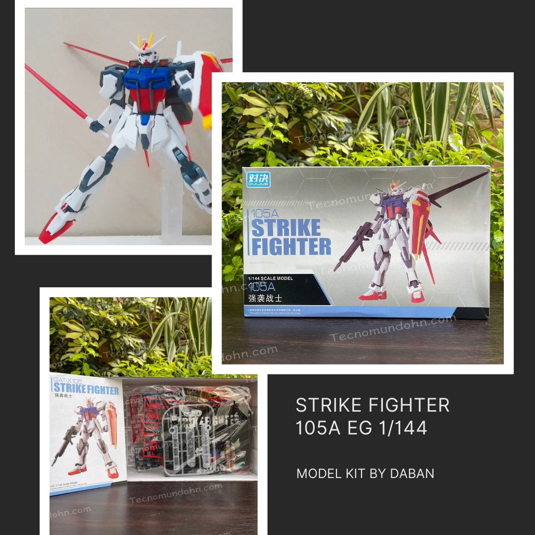 Modelo 105A Gundam Strike Fighter Eg 1/144