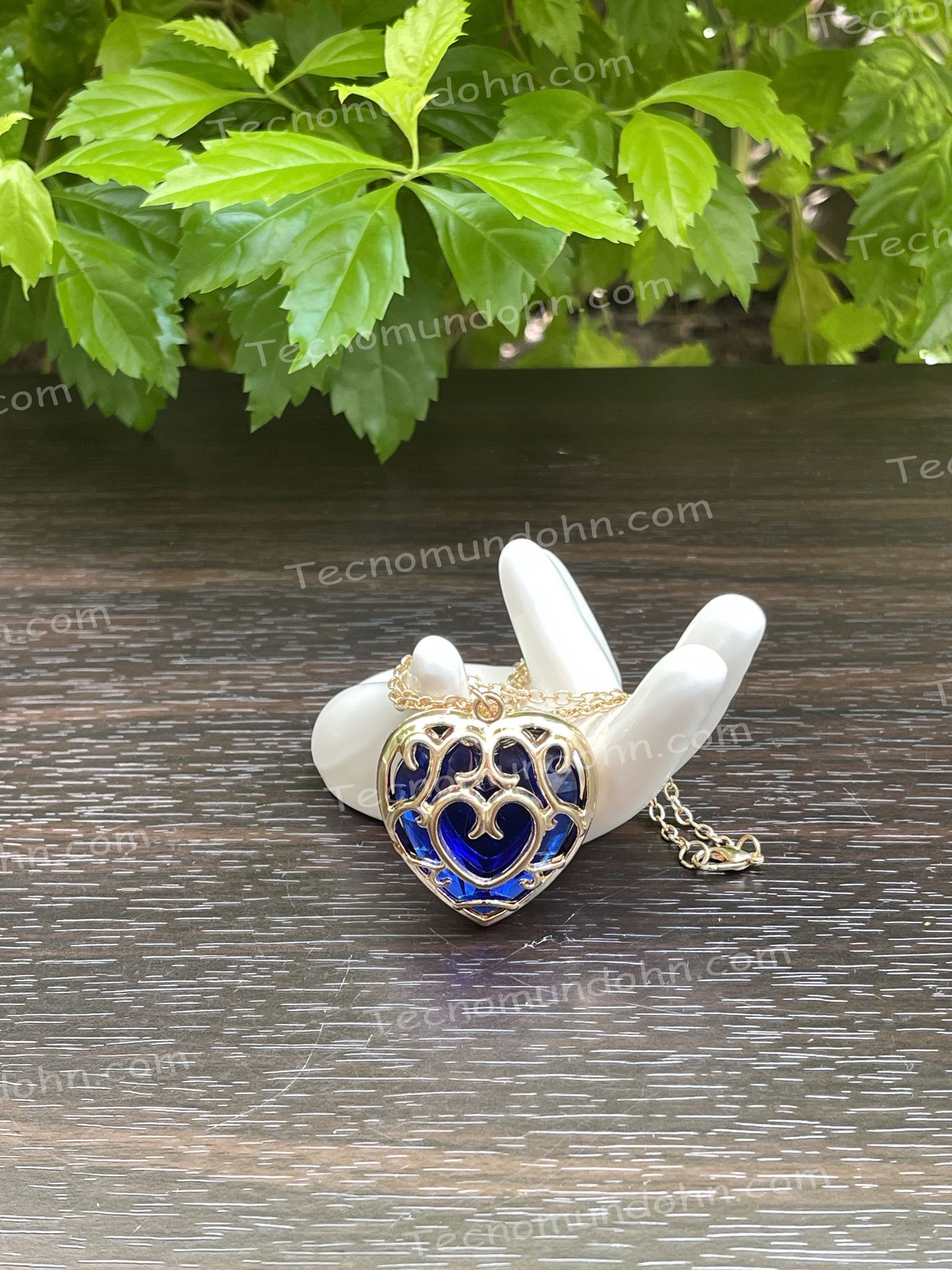 Collar De Corazón Azul De Zelda