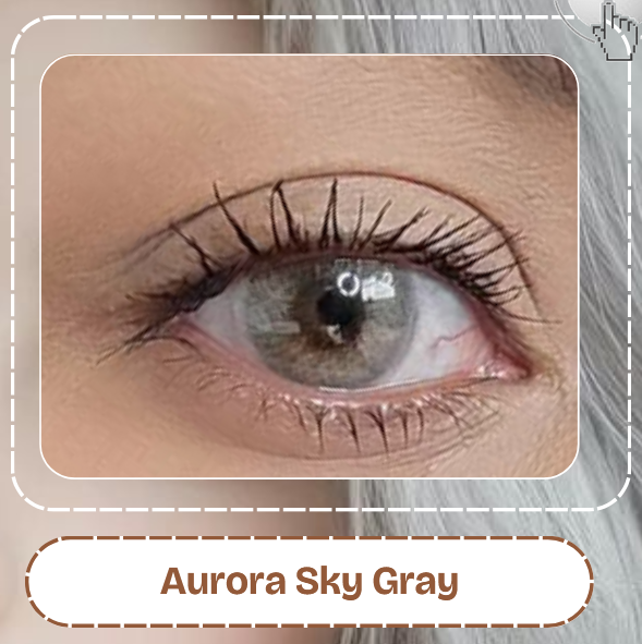 Lente De Contacto Aurora Sky Gray