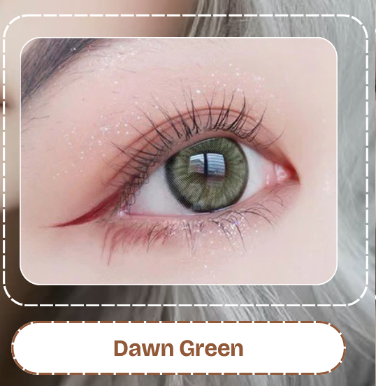 Lente De Contacto Dawn Green