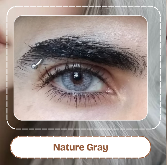 Lente De Contacto Nature Gray