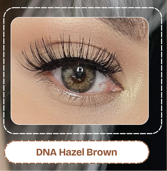Lente De Contacto Dna Hazel Brown