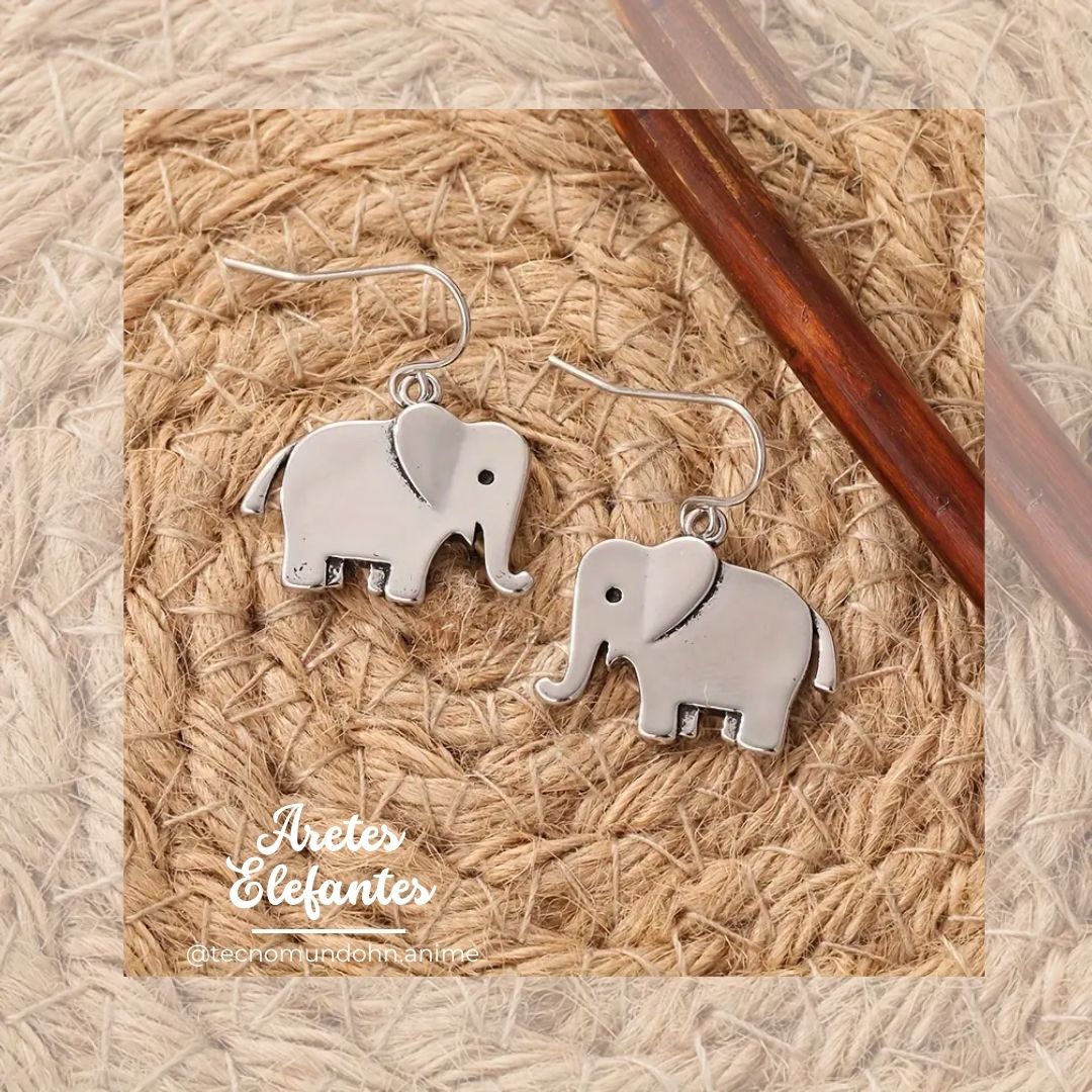 Aretes Elefantes