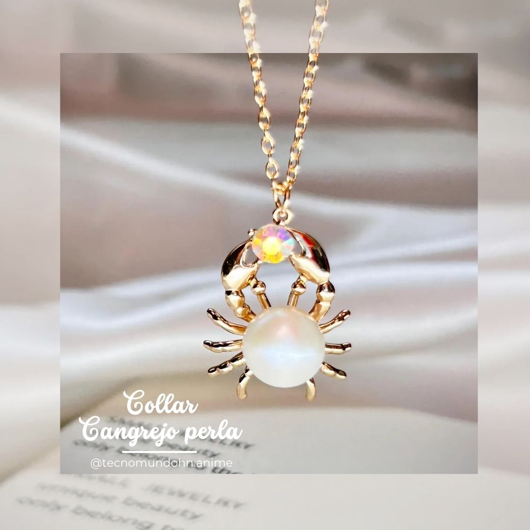 Collar Cangrejo Perla