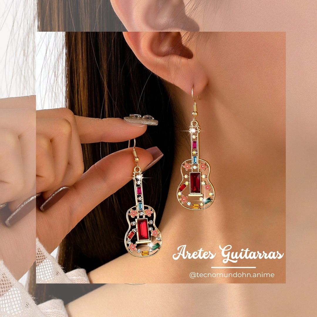 Aretes Guitarras