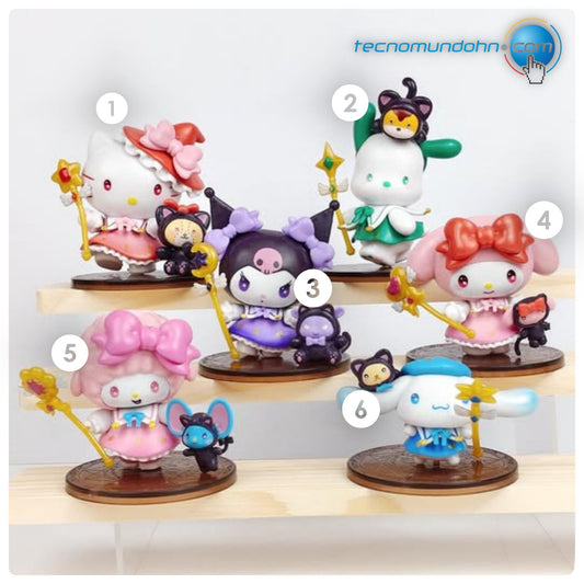 Figuras Sanrio Melody Kitty Cinnamoroll Kuromi