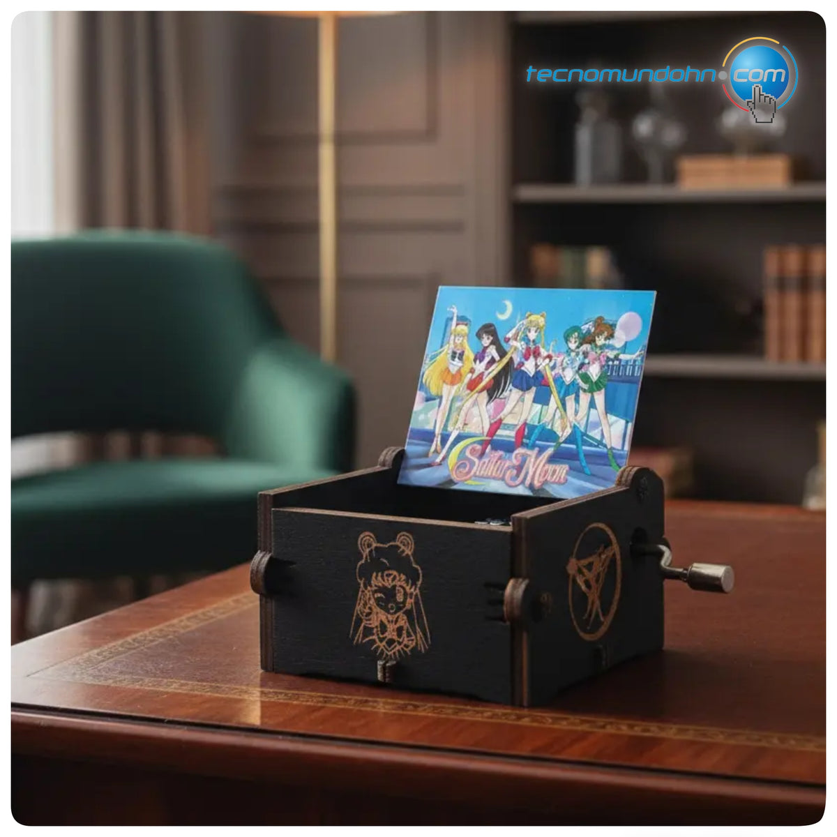 Cajita Musical De Madera Sailor Moon 02