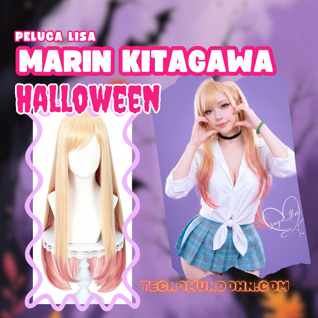 Peluca Lisa Marin Kitagawa 80Cm