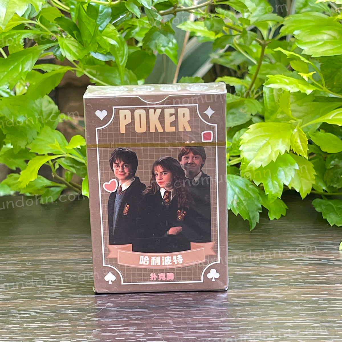 Caja De Naipes Póker Temática Harry Potter De 54 Cartas