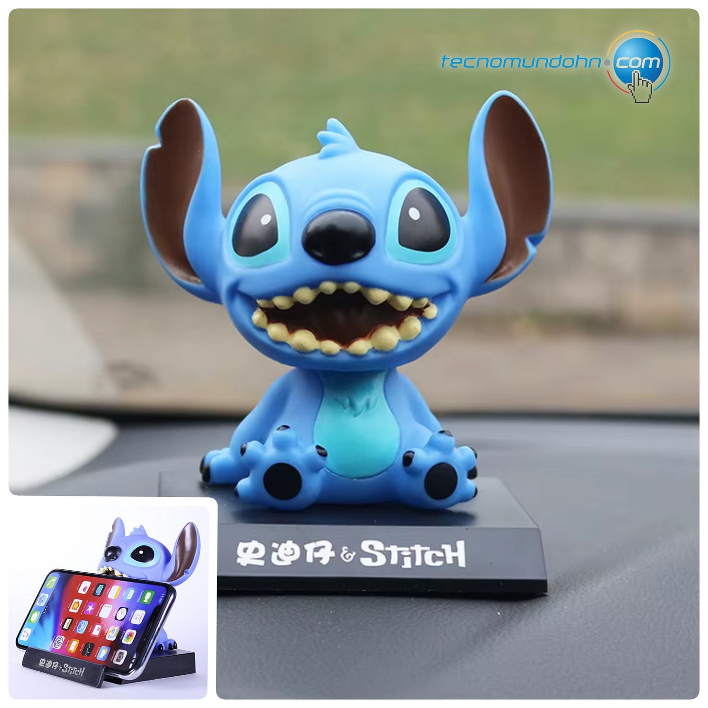 Figura Stitch - Soporte Para Celular