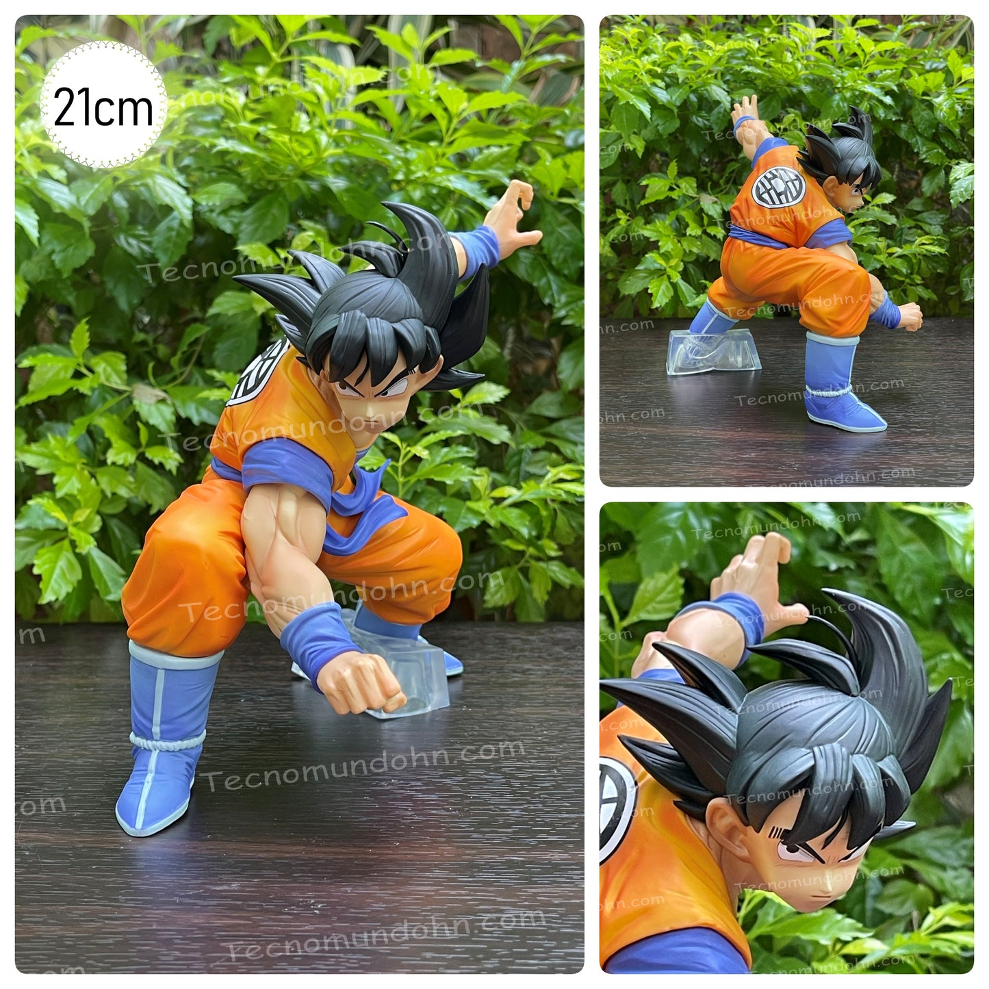 Figura Son Goku Postura De Batalla| Dragon Ball 21Cm