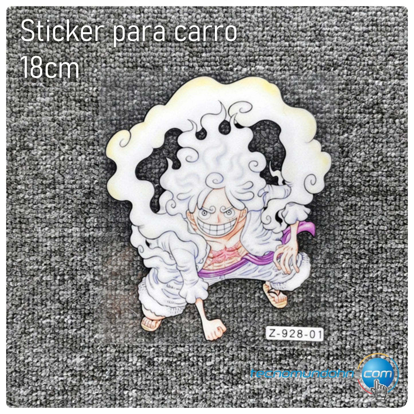 Sticker Luffy Gear 5 Para Carro | One Piece 1