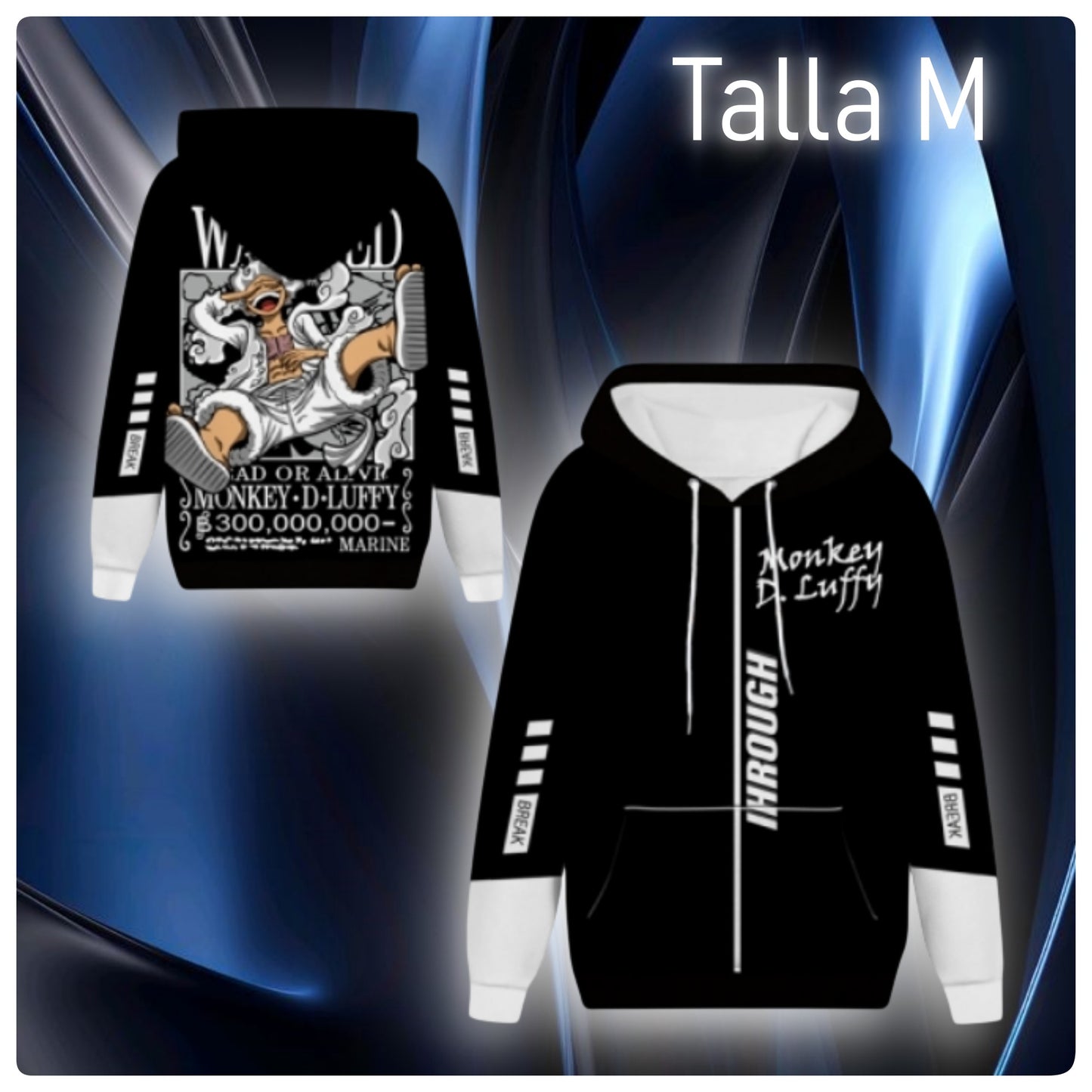 Sudadera Con Capucha Luffy Gear 5 | One Piece