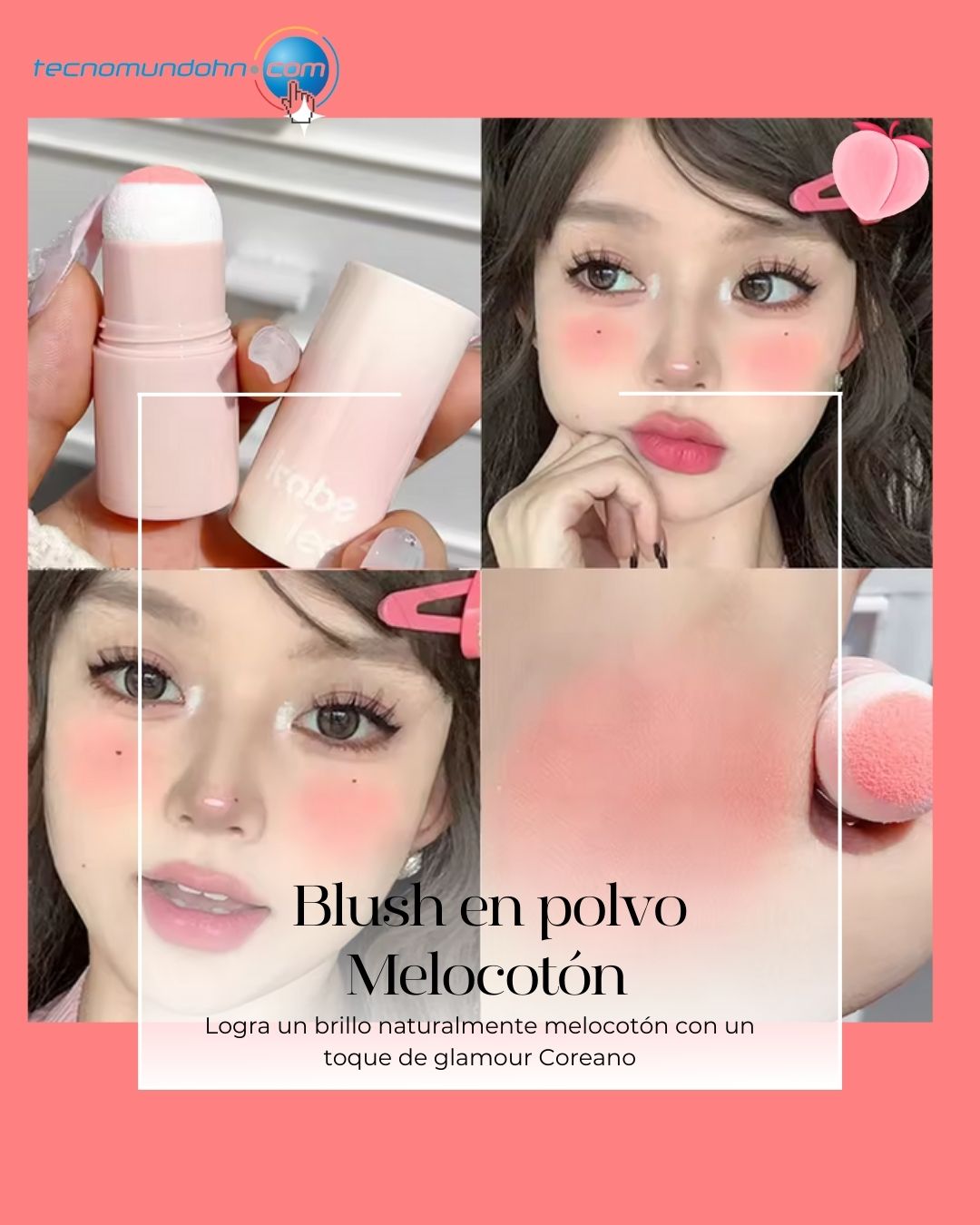 Blush en polvo Melocoton