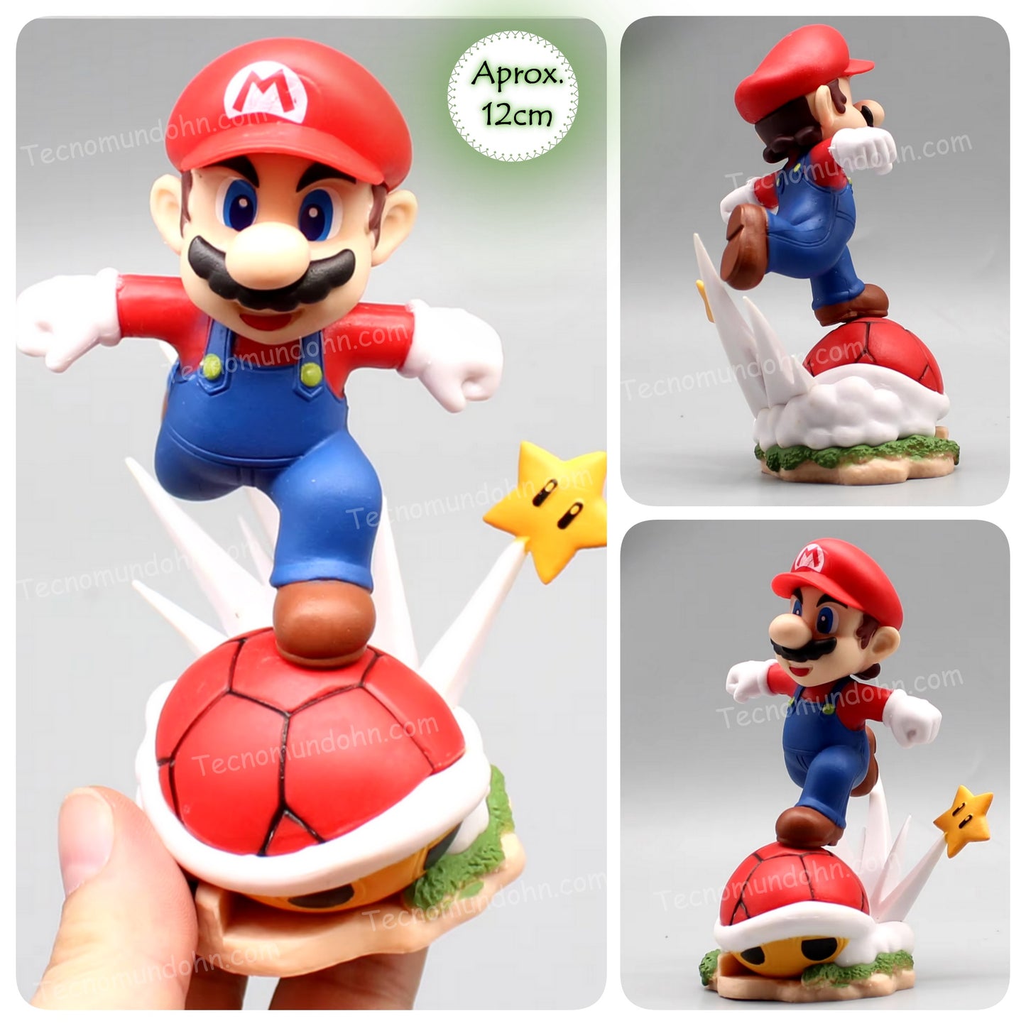 Figura Coleccionable De Super Mario Bros. 12Cm