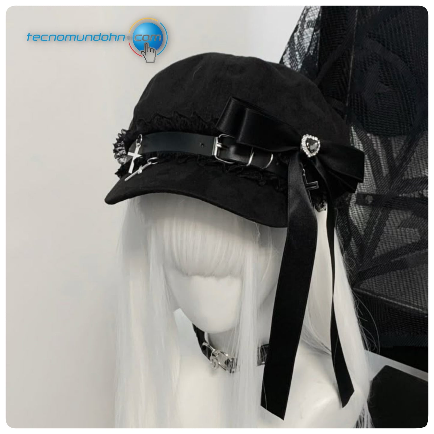 Gorra Harajuku Gothic Lolita Con Cinta