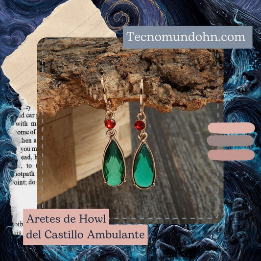 Aretes De Howl Del Castillo Ambulante