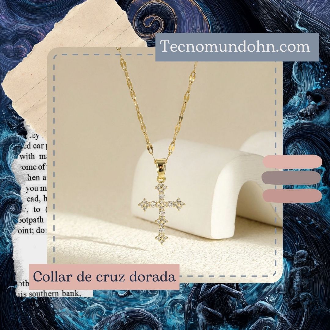 Collar De Cruz Dorada