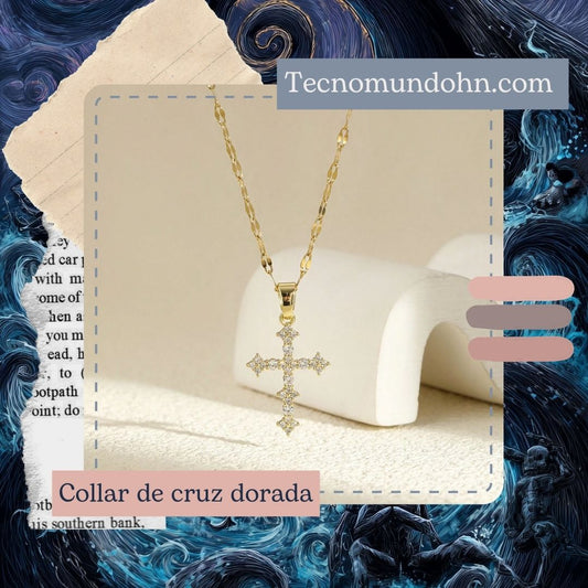 Collar De Cruz Dorada