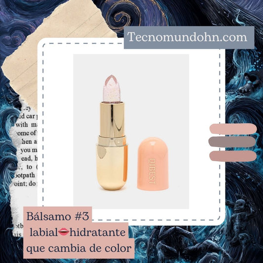 Bálsamo #3 Labial Hidratante Que Cambia De Color