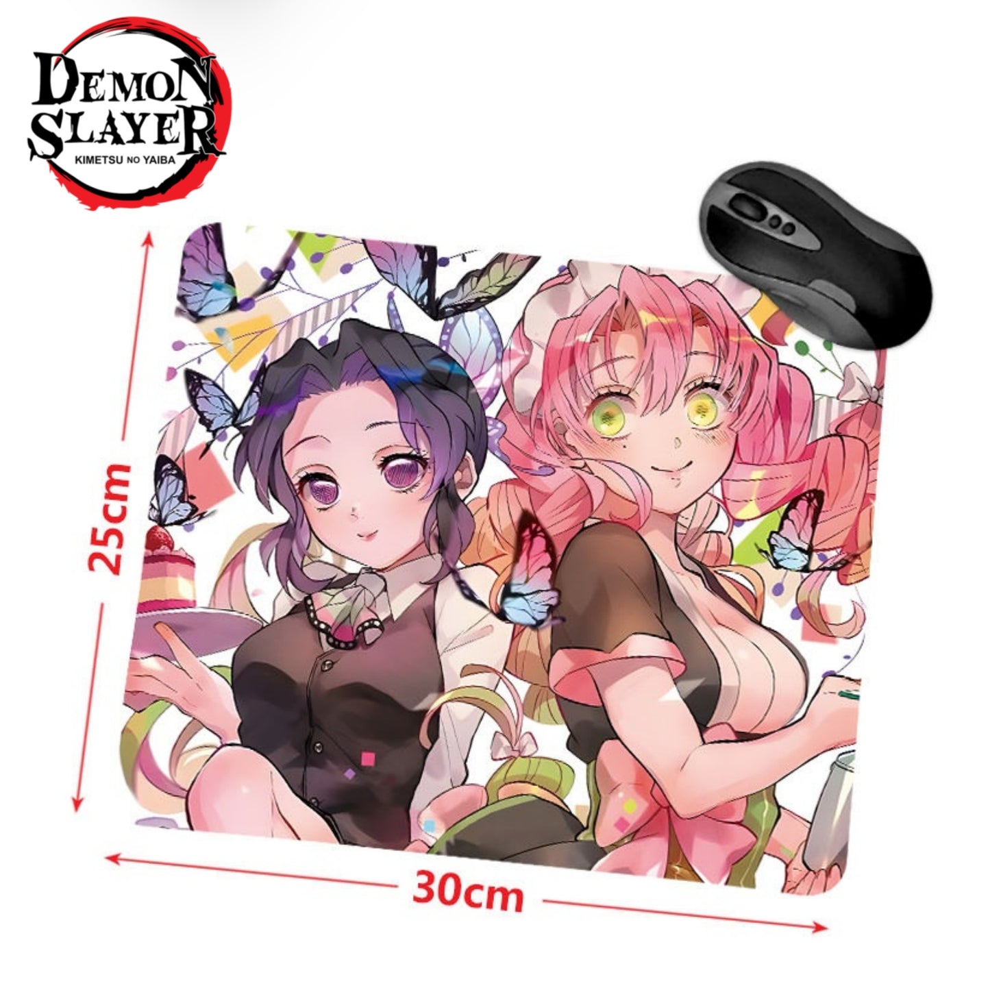 Mouse Pad Shinobu y Mitsuri | Demon Slayer