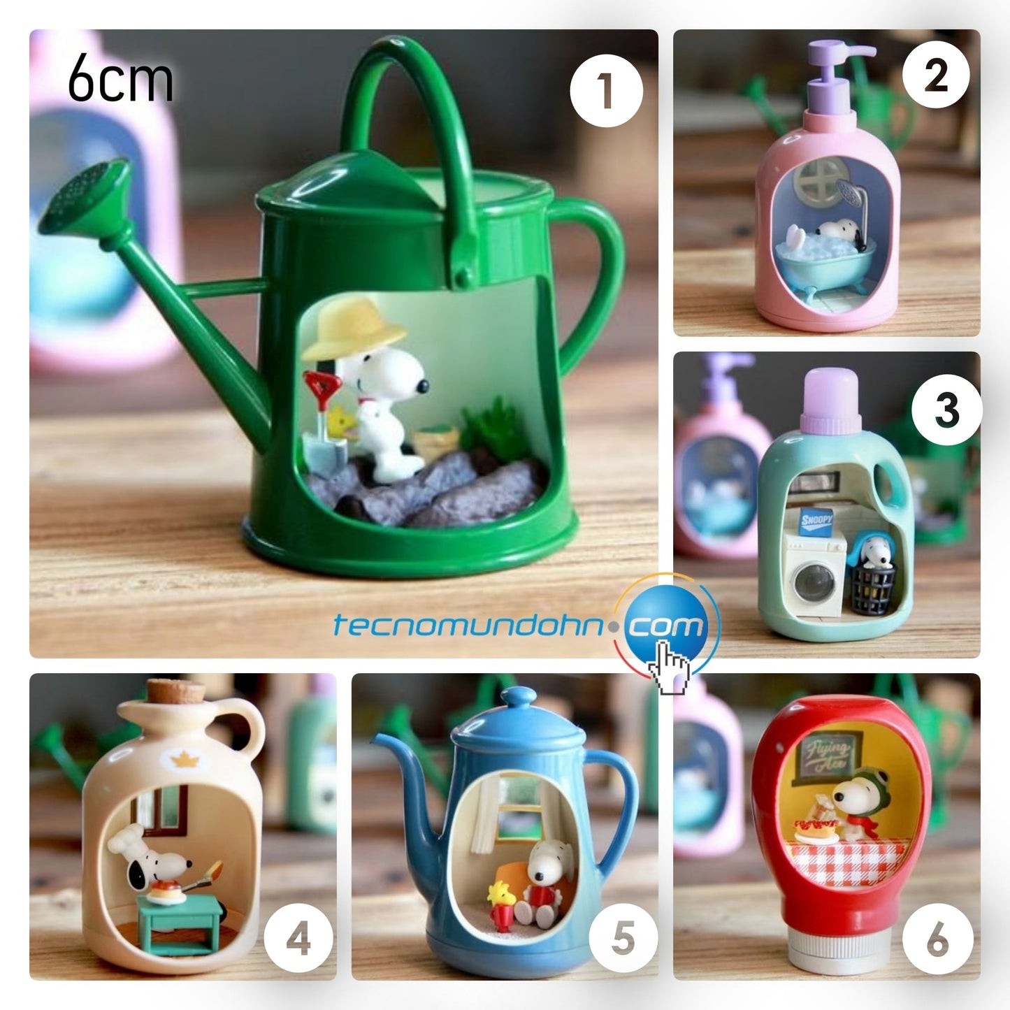 Figuras Snoopy Life In A Bottle