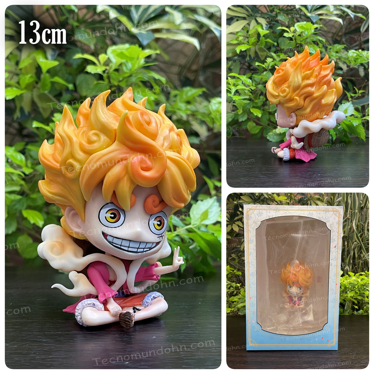 Figura Chibi Luffy Gear Ver. Orange 13Cm | One Piece