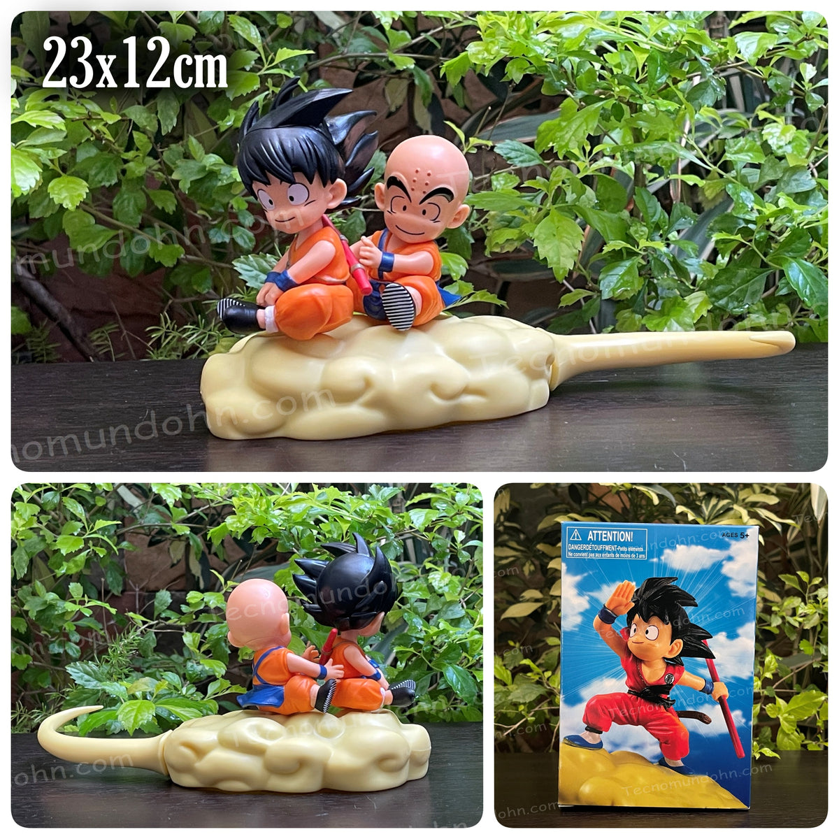 Figura Goku Y Krilin Sobre La Nube Voladora | Dragon Ball