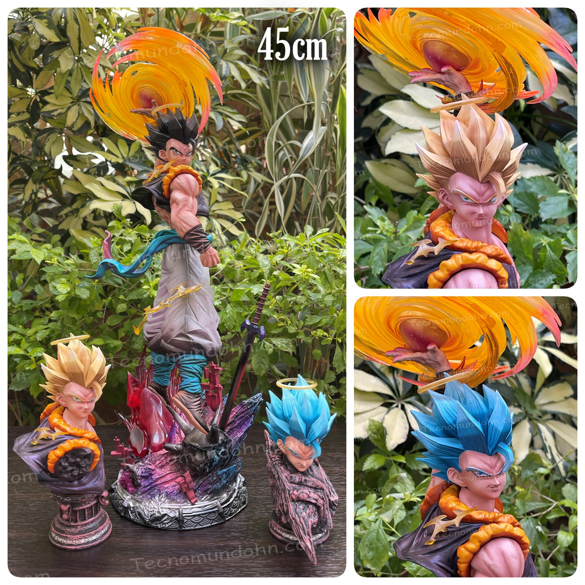 Figura Gogeta Ssj (Cabezas Intercambiables) 45Cm | Dragon Ball