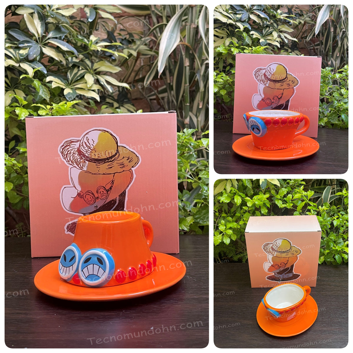 Taza De Cerámica Sombrero De Ace | One Piece