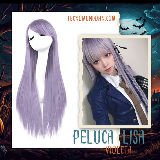 Peluca Liso Violeta