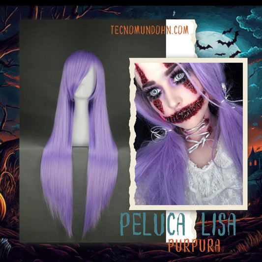 Peluca Liso Purpura