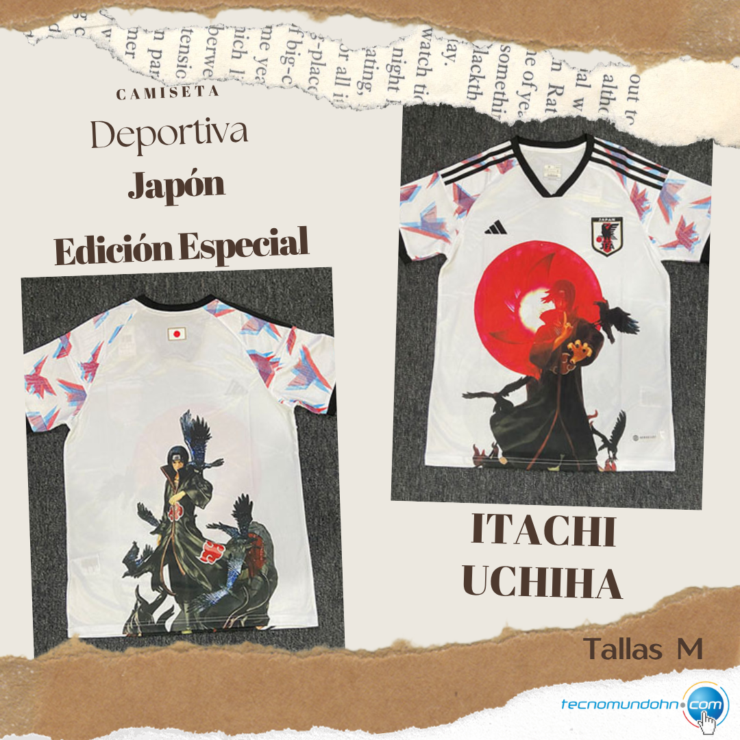Camiseta Edición Especial Selección De Fútbol Japón Itachi (C) | Naruto