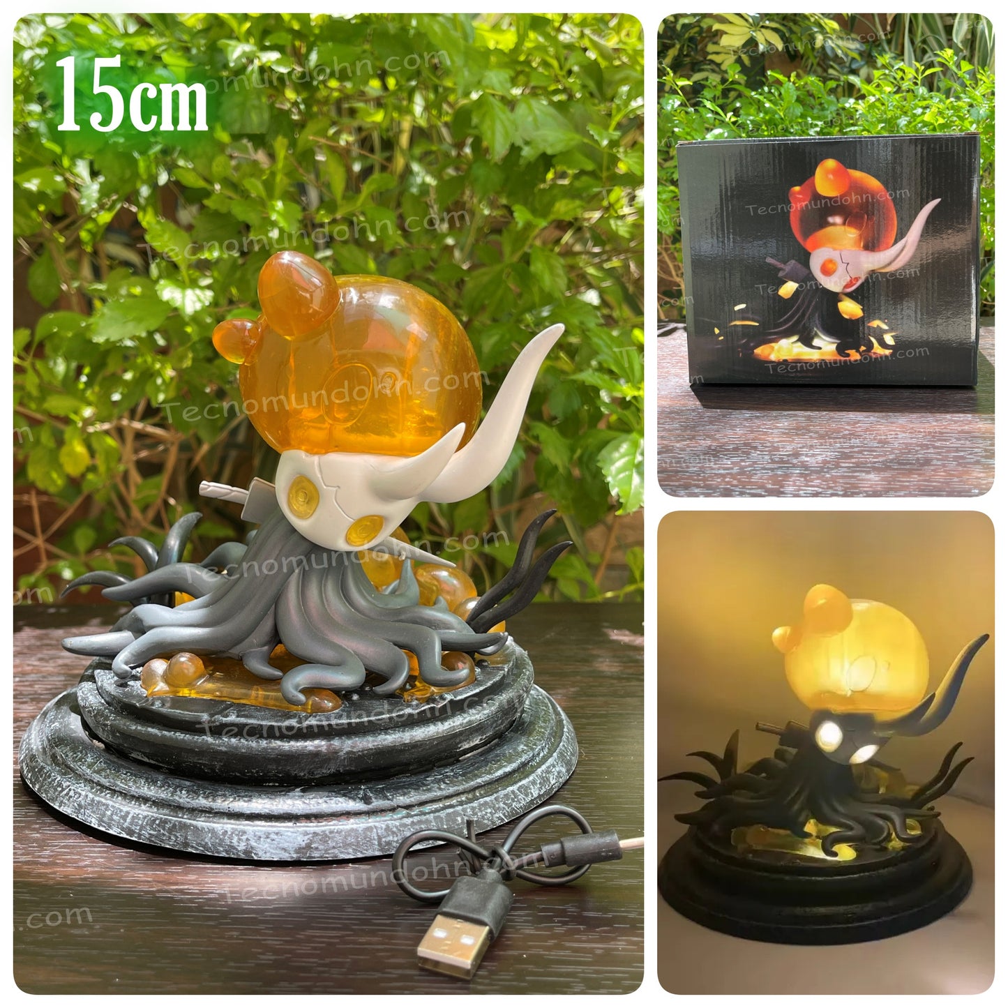 Figura Broken Vessel Con Luz | Hollow Knight