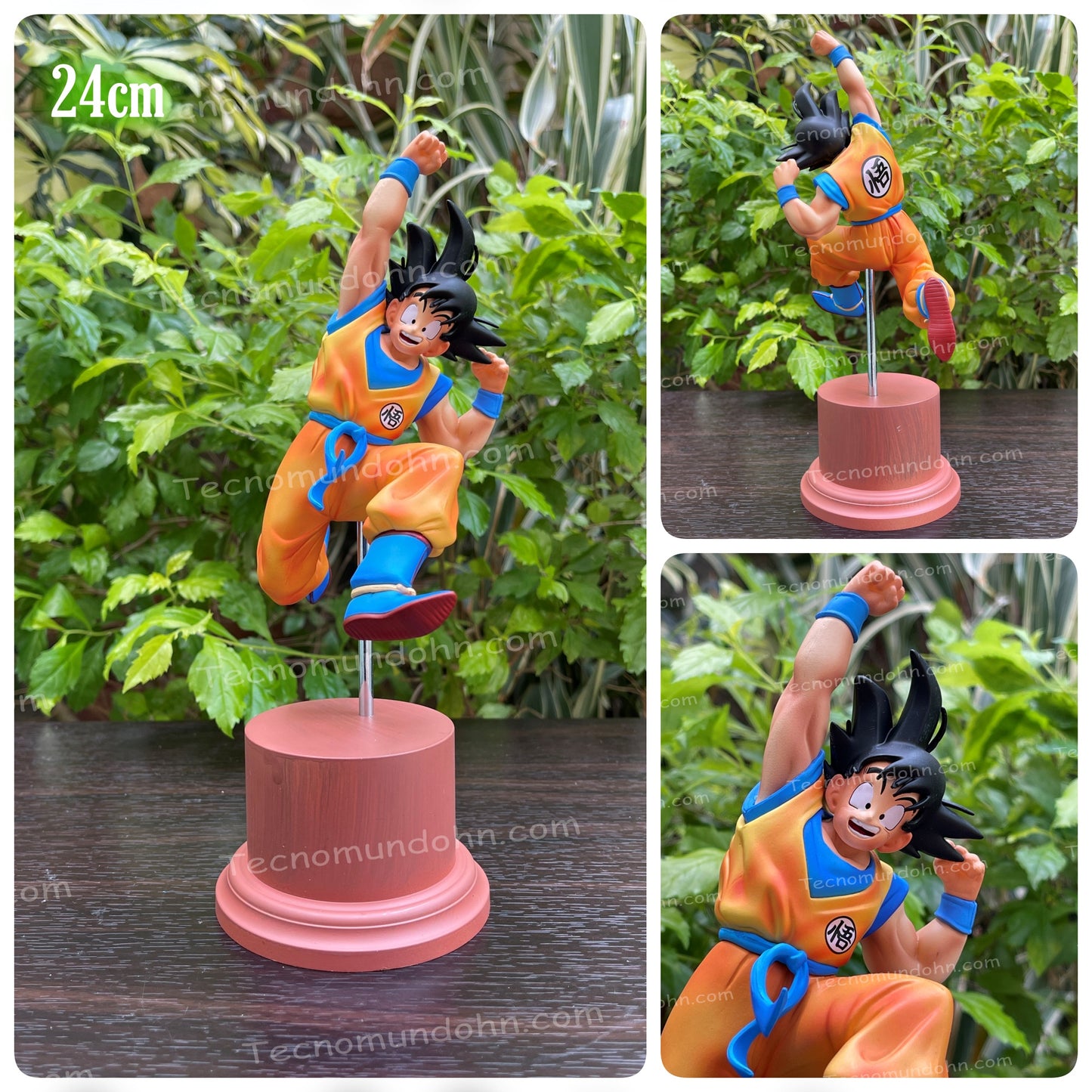 Figura Goku Pose Dinámica De Salto 24Cm | Dragon Ball